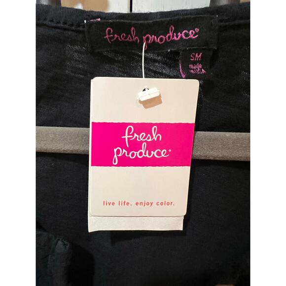 Fresh Produce Women’s 100% Cotton Navy Camo Tunic Top NWT Size Small - Picture 7 of 8